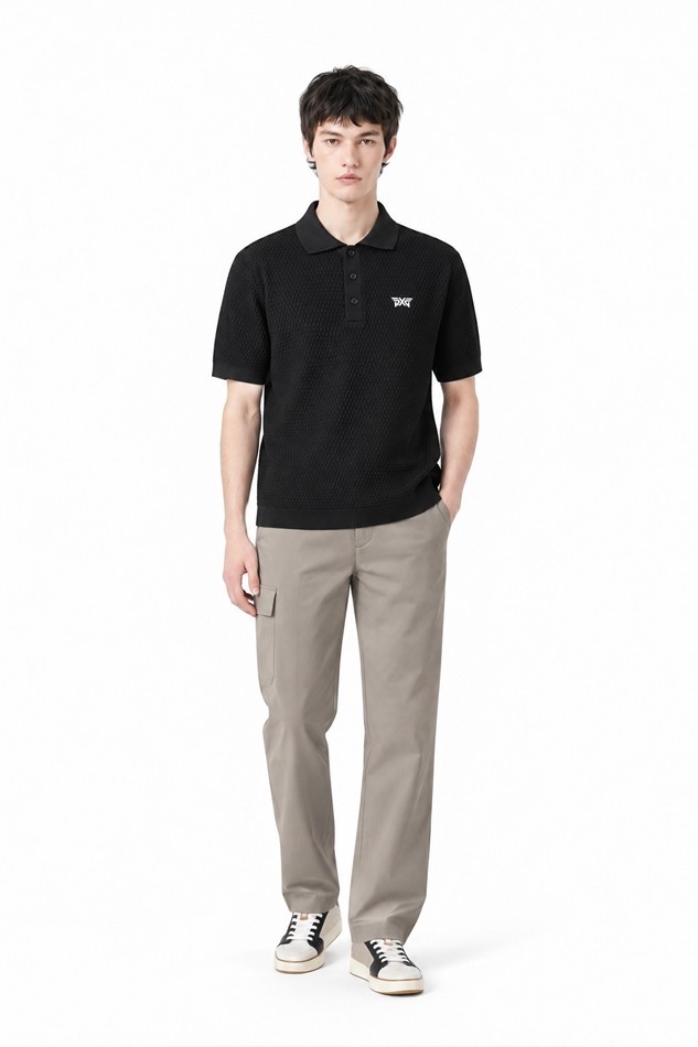 MEN SEMI-TAPERED FIT PANTS PKFPM510305 BEIGE