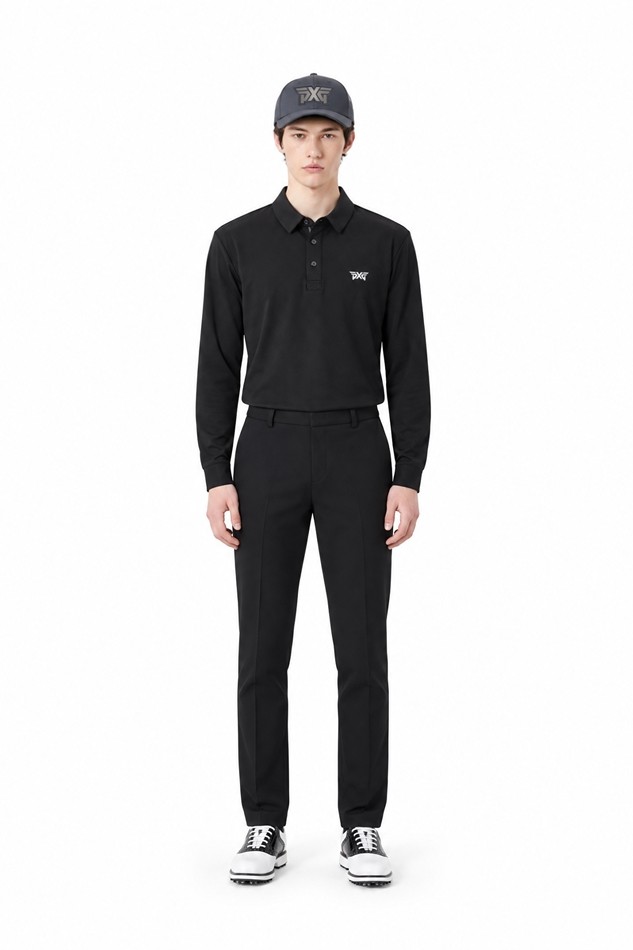 MEN STANDARD FIT PANTS PKFPM510921 BLACK 상품 이미지 3