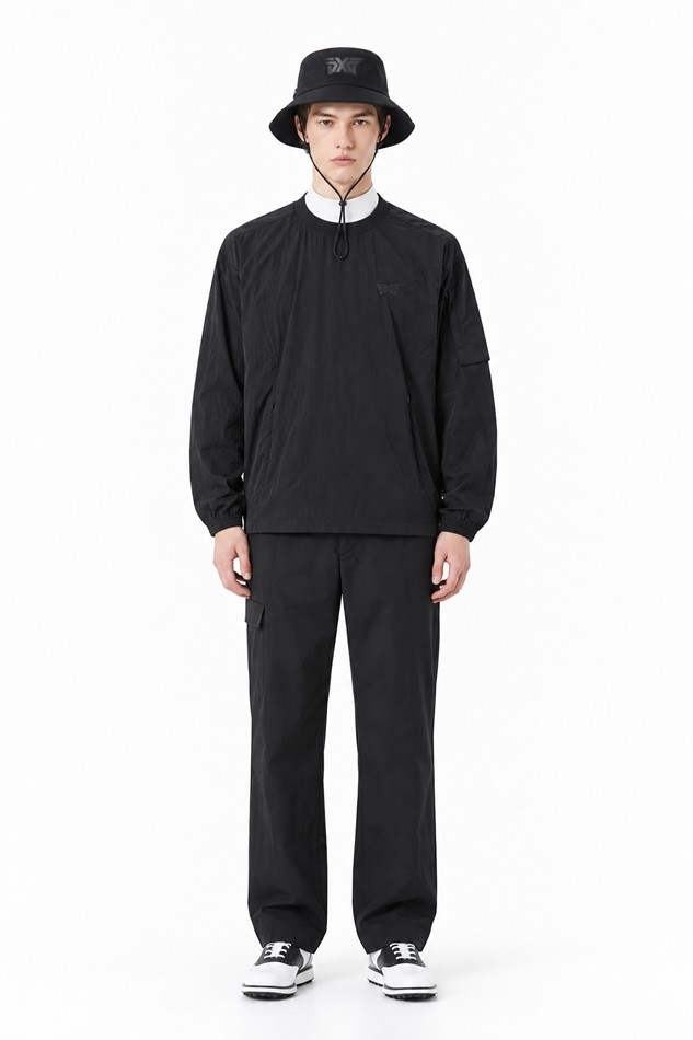 MEN ANORAK JACKET PKFPM610421 BLACK 상품 이미지 3