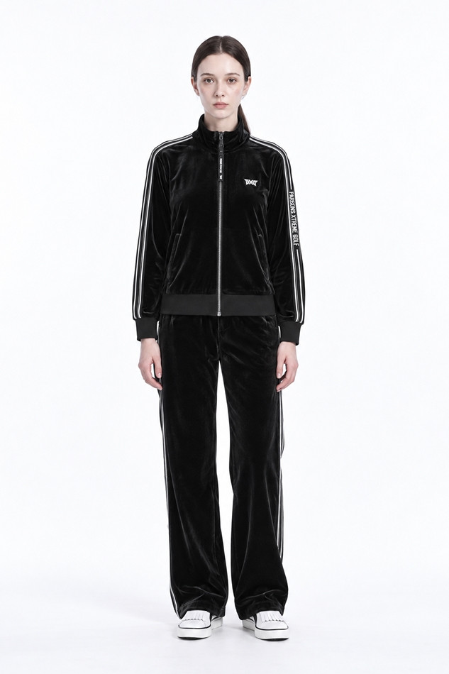WOMEN JERSEY SET-UP JACKET PKFPW150621 BLACK 상품 이미지 3