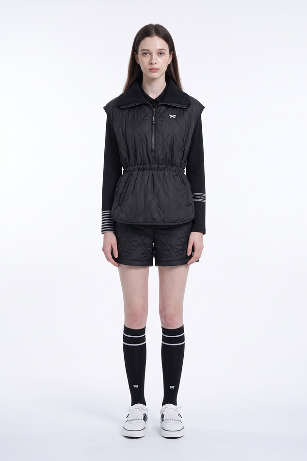 WOMEN RE-WOOL PADDED SHORTS PKFPW520921 BLACK 상품 이미지 3