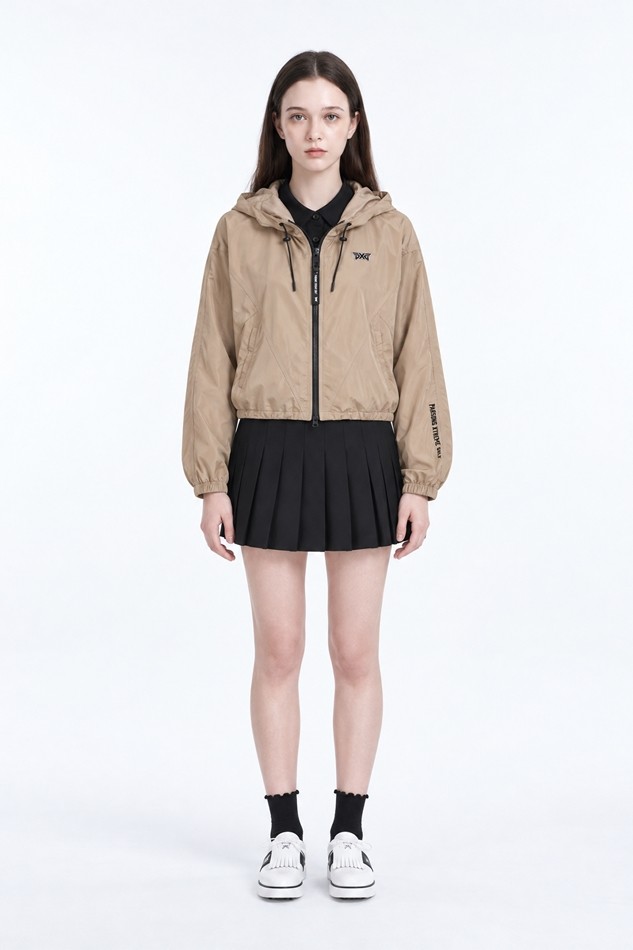 WOMEN ESSENTIAL HOOD JACKET PKFPW610205 BEIGE 상품 이미지 3