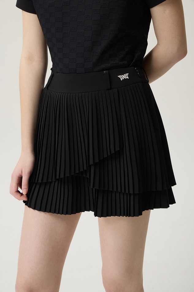 WOMEN WRAP PLEATED SKIRTS