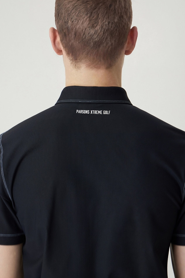 MEN STITCH POINT COLLAR SHORT SLEEVE