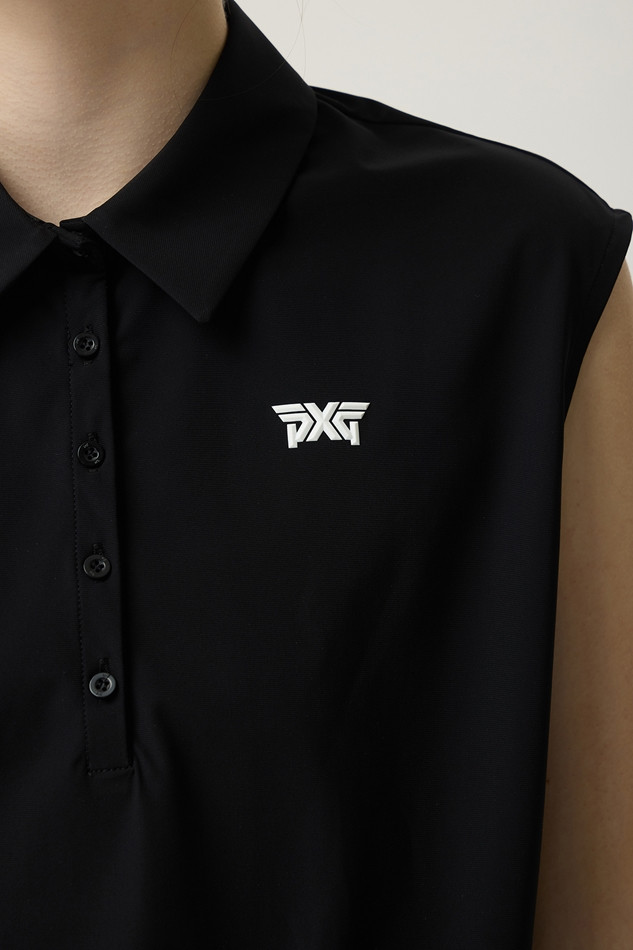 WOMEN COOL WOVEN MIX COLLARED SHORT SLEEVE