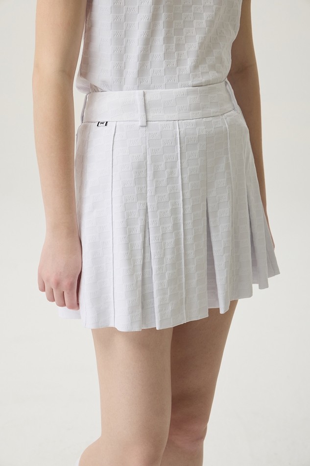 WOMEN JACQUARD FLARE SKIRTS