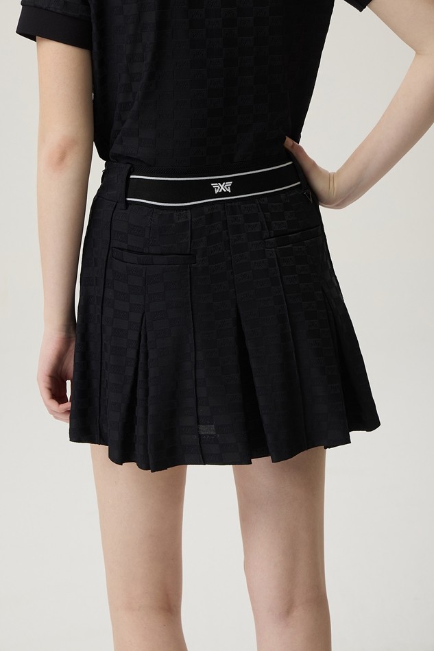 WOMEN JACQUARD FLARE SKIRTS