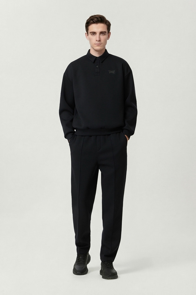 MEN GEN-X SWEATSHIRTS COLLAR LONG SLEEVE