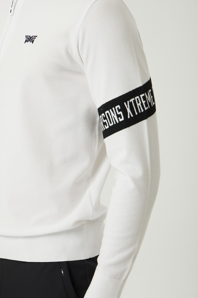 MEN HALF ZIP-UP SWEATER