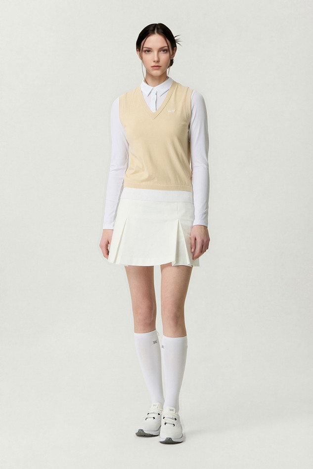WOMEN V-NECK KNIT VEST