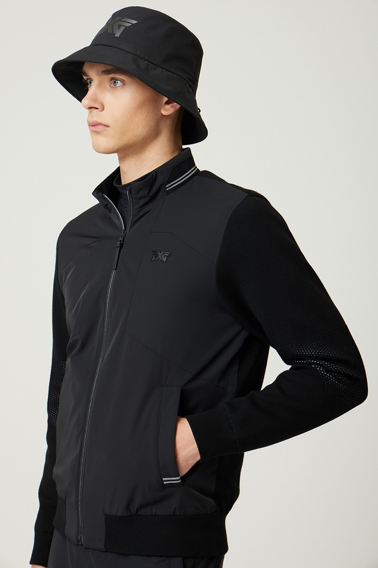 HYBRID FULL ZIP-UP SWEATER