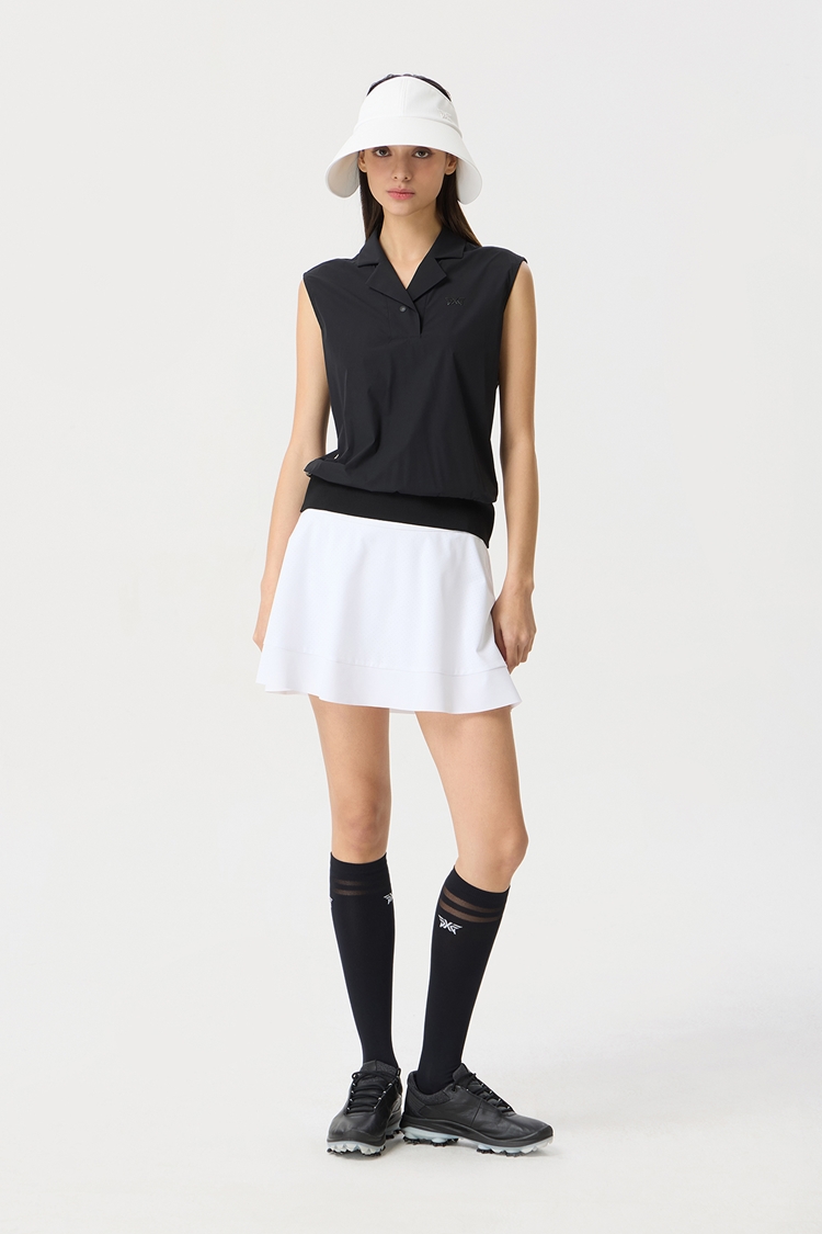 WOMENS SUMMER COLLARED JERSEY VEST
