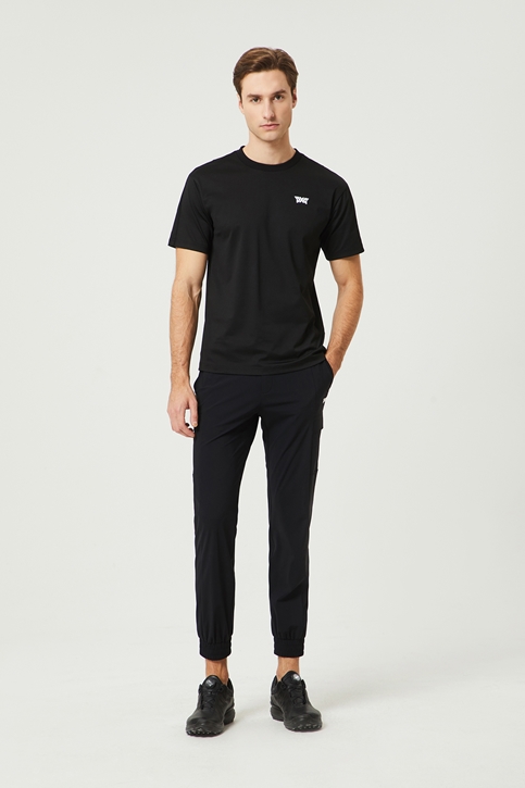 SUMMER BIG LOGO ROUOND NECK SHORT SLEEVE T-SHIRT
