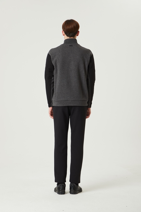 WT HYBRID MOCK NECK LS T-SHIRT