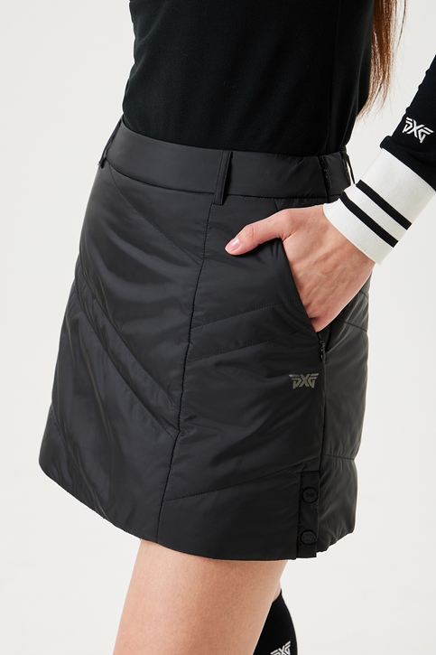 WOMEN WINTER PUFFER PADDED SKIRT