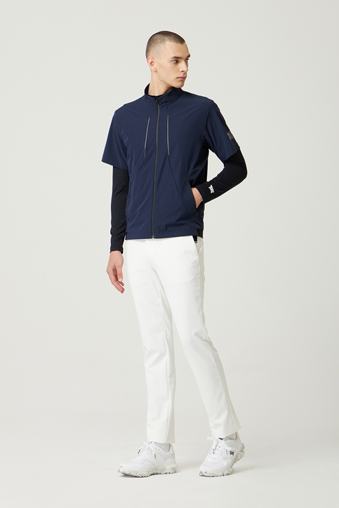 SHORT-SLEEVED SWING JACKET