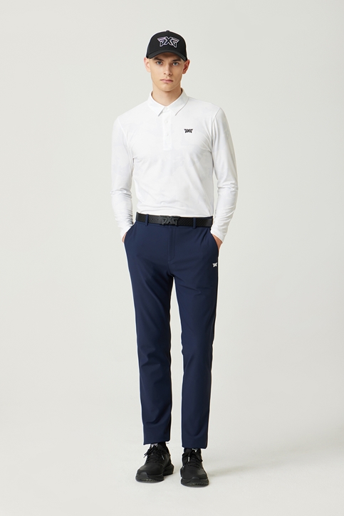 PATTERN COLLAR LONG-SLEEVE