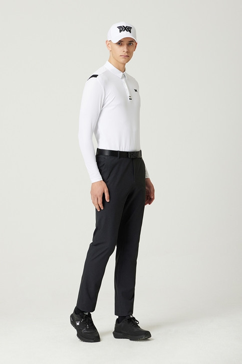 TWO-TONE COLOR POINT PANTS