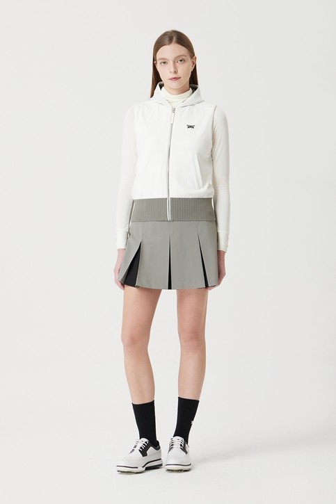 WOMEN SWEATER HOODIE VEST ZIP UP