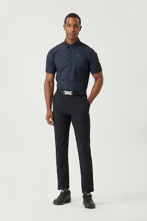 SUMMER PATTERN COLLAR SHORT-SLEEVE