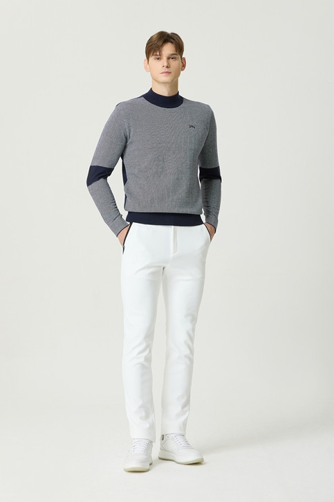 WT MOCK NECK WINDPROOF SWEATER