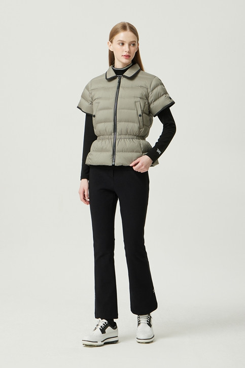 WOMEN WINTER SHORT SLEEVED DOWN VEST