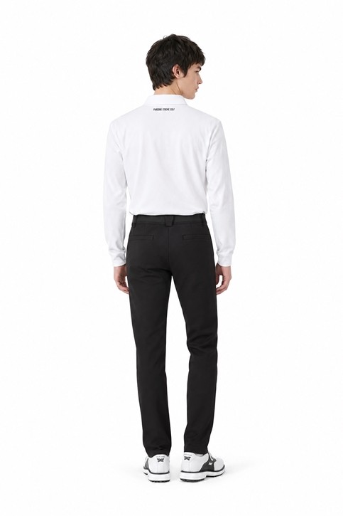 MEN ESSENTITAL BRUSHED COLLAR LONG SLEEVE PKFCM211101 WHITE 상품 이미지 4