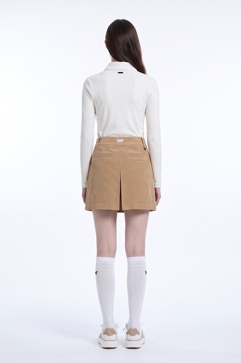 WOMEN TEXTURED LONG SLEEVE PKFCW210901 WHITE 상품 이미지 4