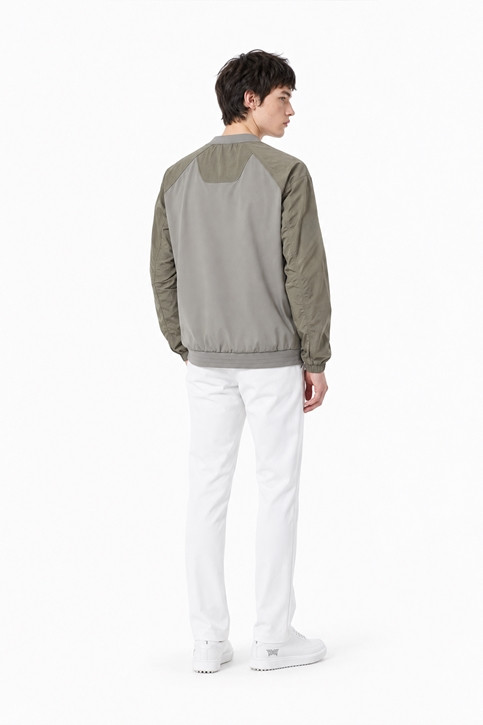MEN GENO WOVEN HYBRID ROUND LONG SLEEVE PKFPM150805 BEIGE 상품 이미지 4