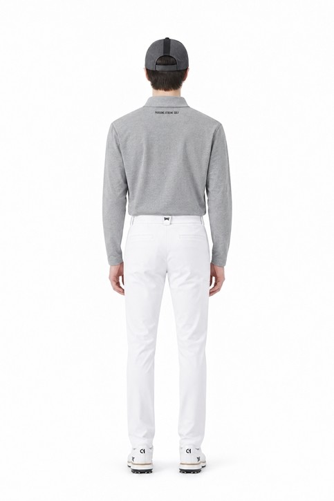 MEN ESSENTIAL SLIM FIT PANTS PKFPM510501 WHITE 상품 이미지 4