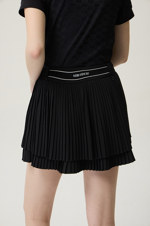 WOMEN WRAP PLEATED SKIRTS