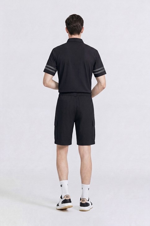 MEN NEW TEXTURED COOLING COLLAR SHORT SLEEVE