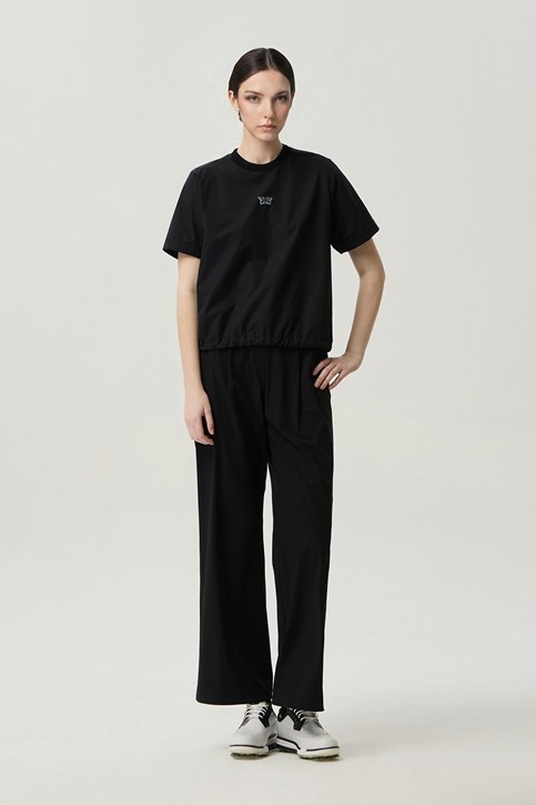 WOMEN ROUND NECK ANORAK SHORT SLEEVE