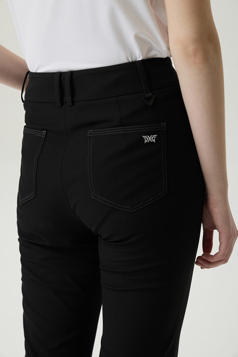 WOMEN TWILL REGULAR BOOTS CUT PANTS