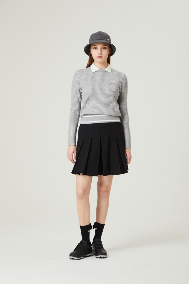 WOMENS PLEATED HALF PANTS