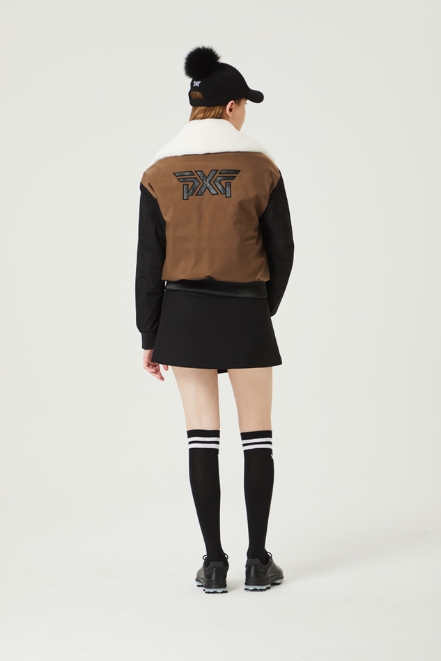 WOMEN WINTER WIDE COLLARED MA-1 JUMPER