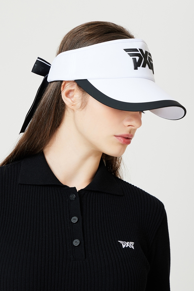 WOMEN COLOR BLOCKED WIDE VISOR