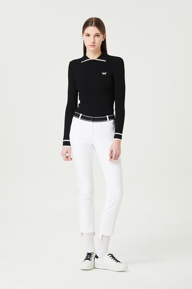 WOMEN COLLARED SWEATER