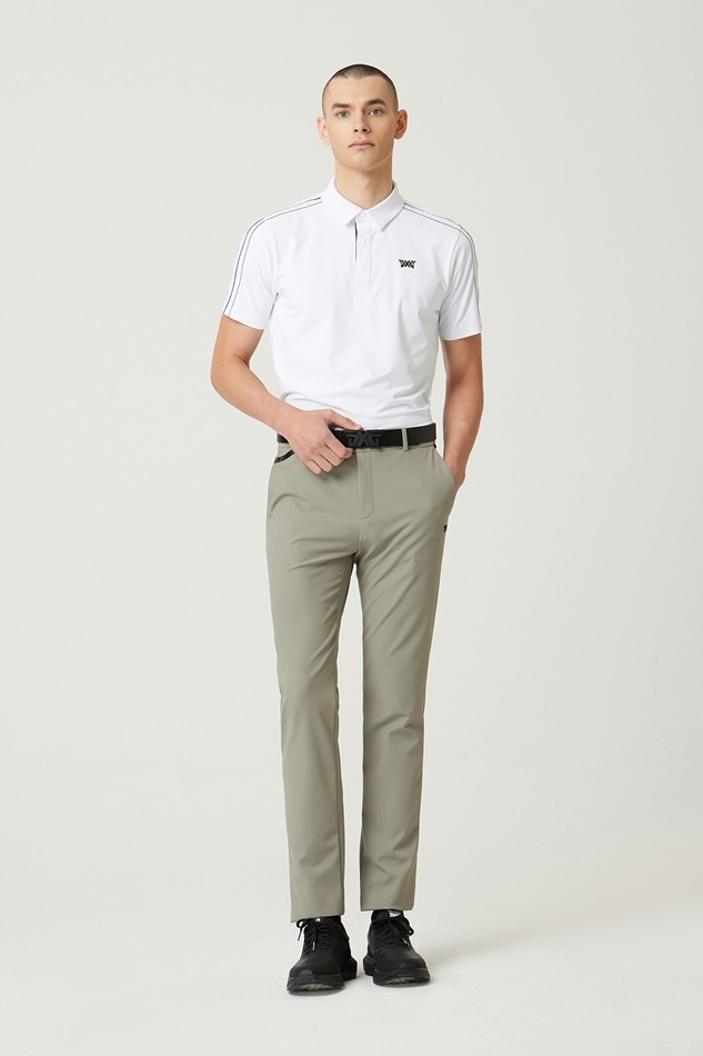 LINE POINT COLLAR SHORT-SLEEVE
