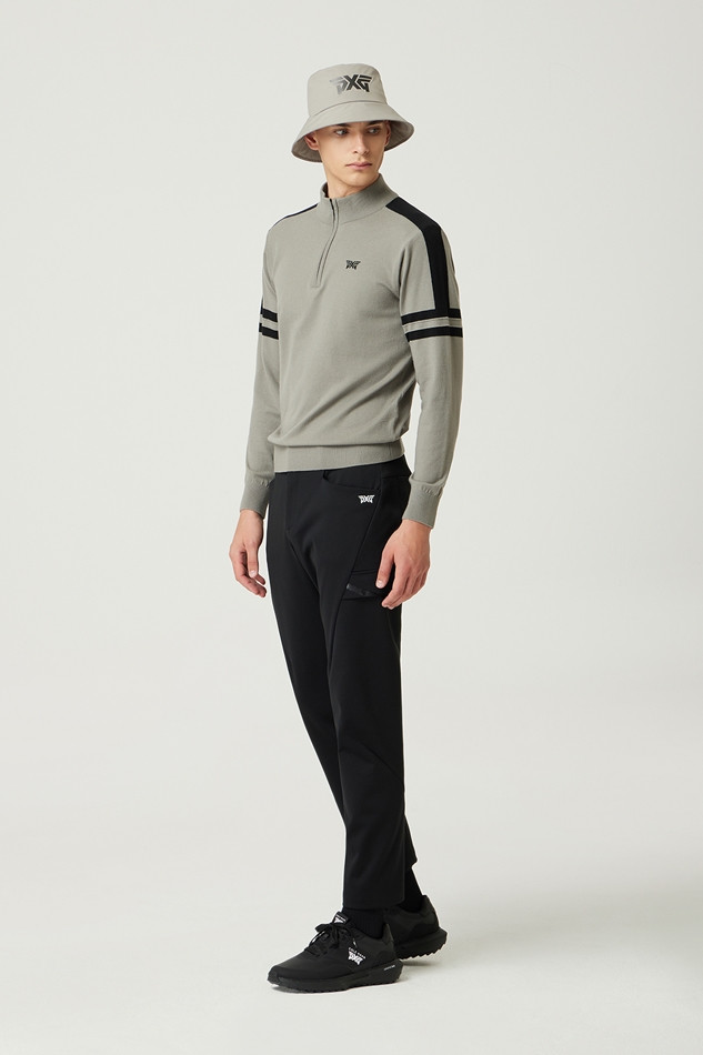 HALF ZIP-UP SWEATER