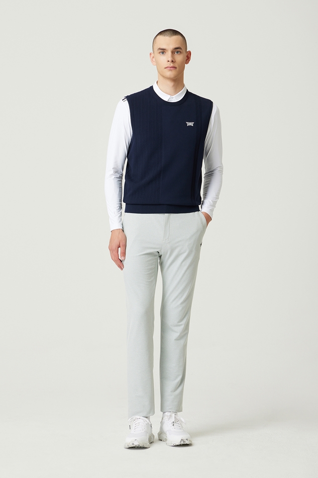 ROUND NECK SWEATER VEST