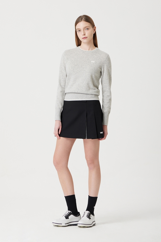 WOMEN BASIC ROUND NECK SWEATER