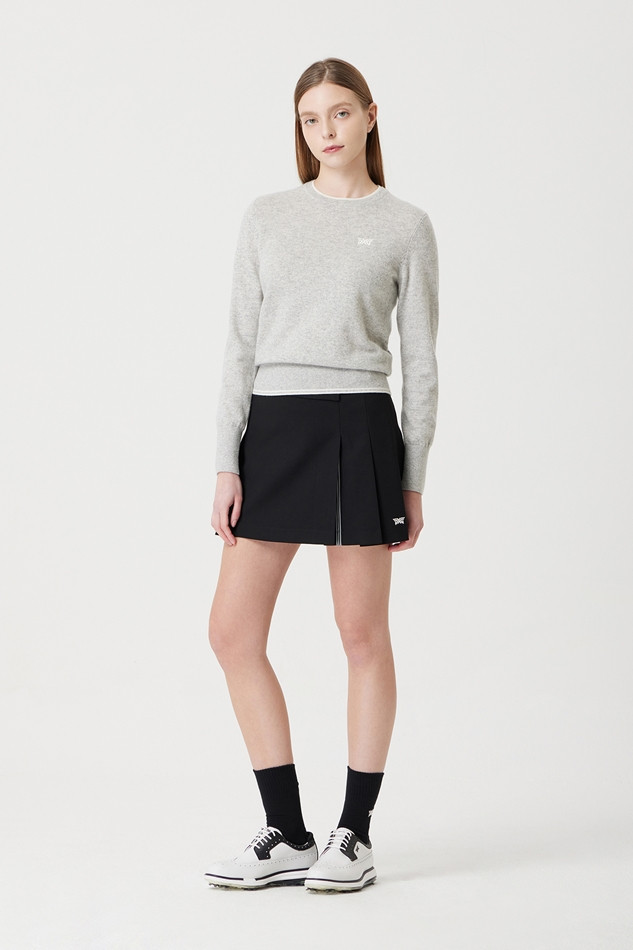 WOMEN BASIC ROUND NECK SWEATER