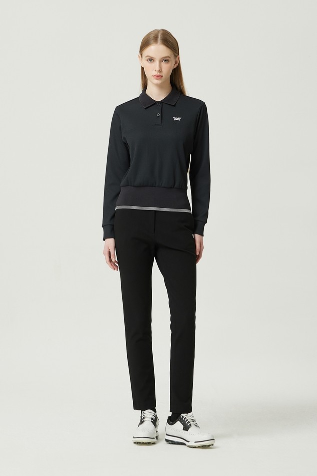 WOMEN ONE POINT STRAIGHT PANTS