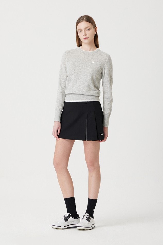 WOMEN HALF PLEATED SKIRT