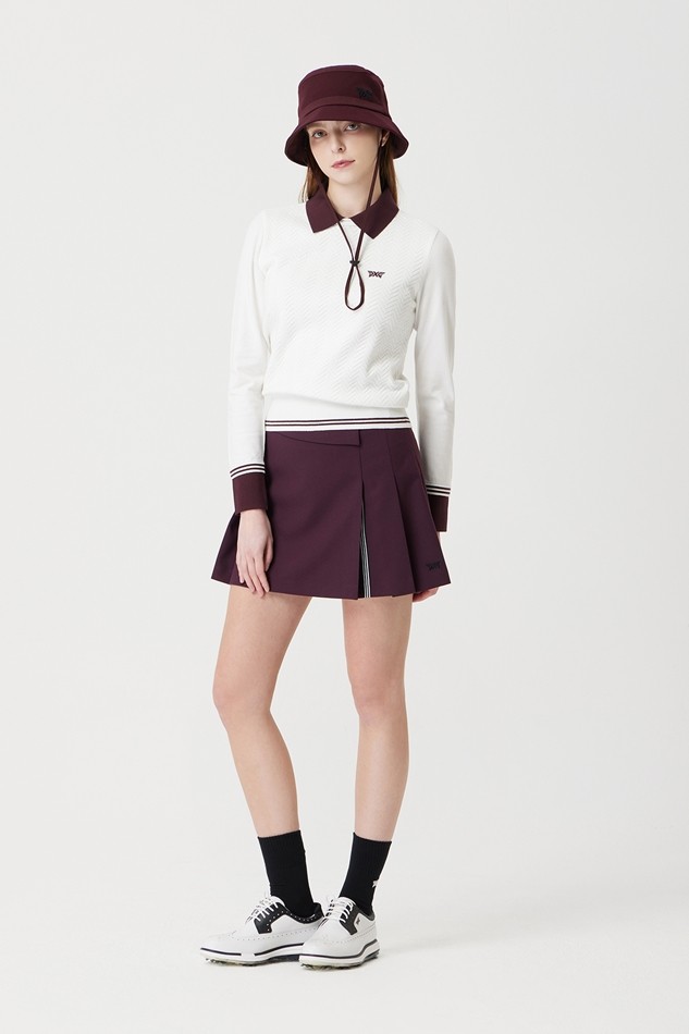 WOMEN HALF PLEATED SKIRT