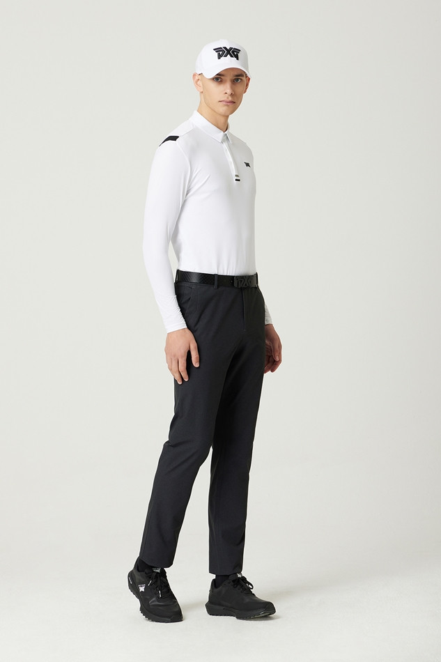 TWO-TONE COLOR POINT PANTS