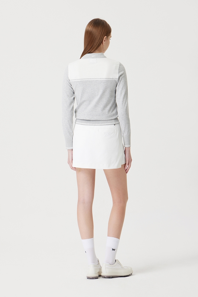WOMEN COLOR BLOCK SWEATER