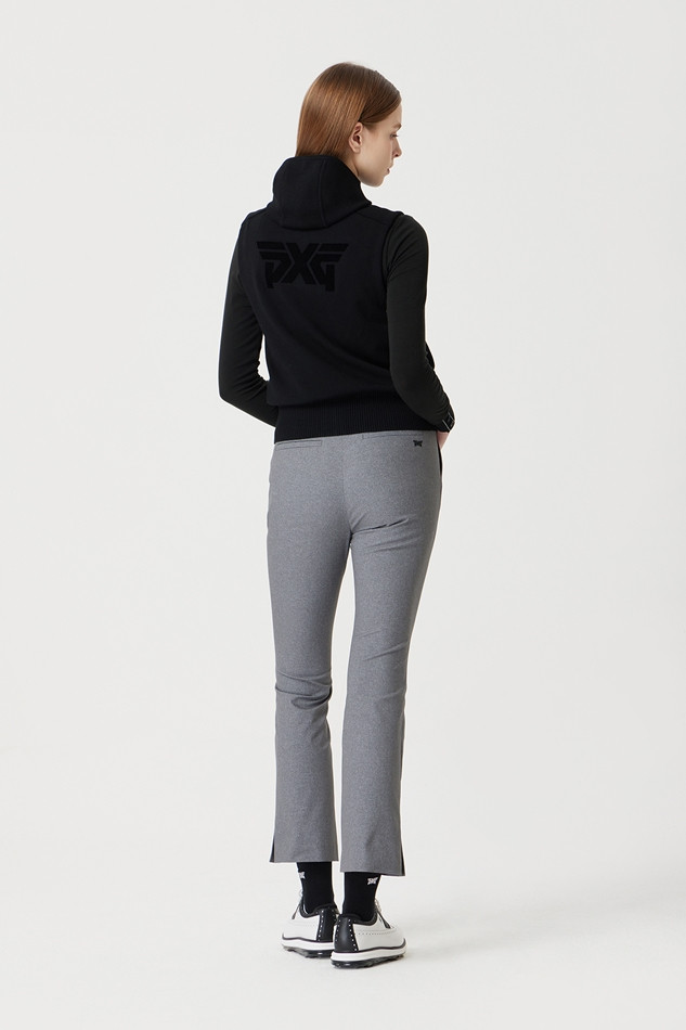 WOMEN SWEATER HOODIE VEST ZIP UP