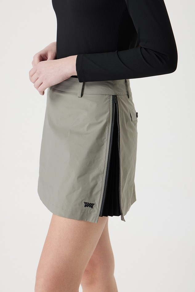 WOMEN SIDE PLEATED SKIRT